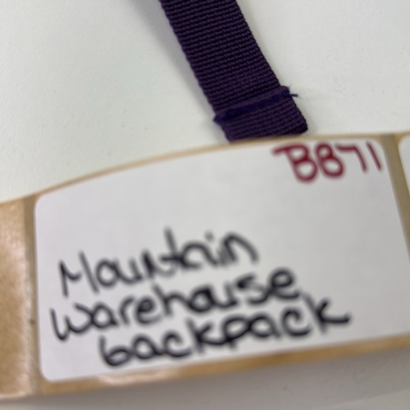 Unisex Mountain Warehouse Purple Mini Backpack - Picture 10 of 10